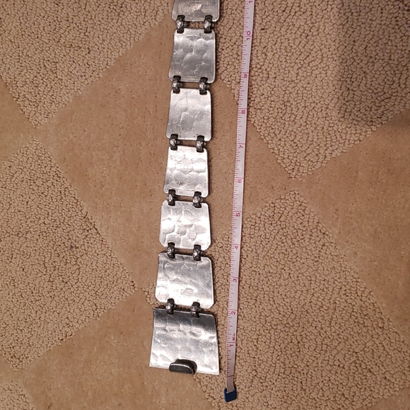 Metal Belt, Floral Design Sz S - Picture 8 of 10